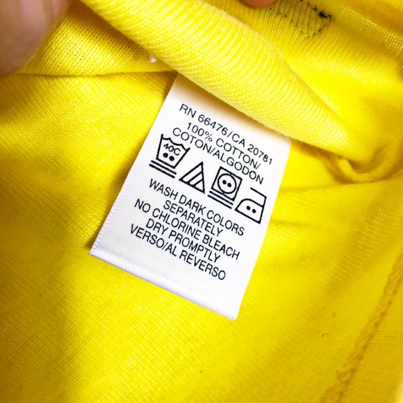 VINTAGE TOMMY JEANS Yellow Tank Top Extra Large - Picture 4 of 12